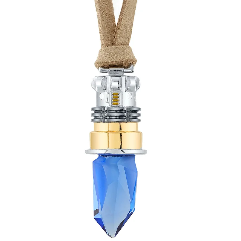 Ladies lock and key necklaces-Star Wars X RockLove Obi-Wan Kenobi Kyber Crystal Necklace