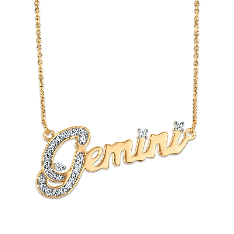 Ladies layered necklaces-Simone I Smith Collection Gemini Necklace in 18KT Gold Plated Sterling Silver