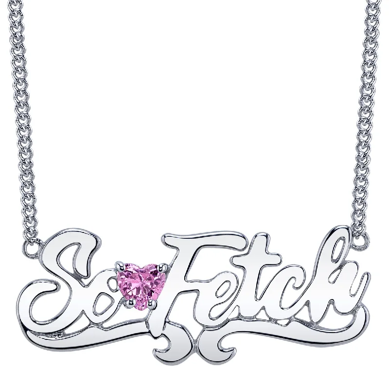 Ladies statement necklaces-Mean Girls X RockLove So Fetch Necklace