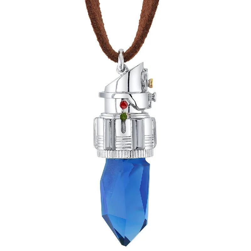 Ladies dainty necklaces-Star Wars X RockLove Anakin Skywalker Kyber Crystal Necklace