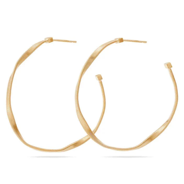 Ladies gold earrings-Marrakech Medium Hoop Earrings