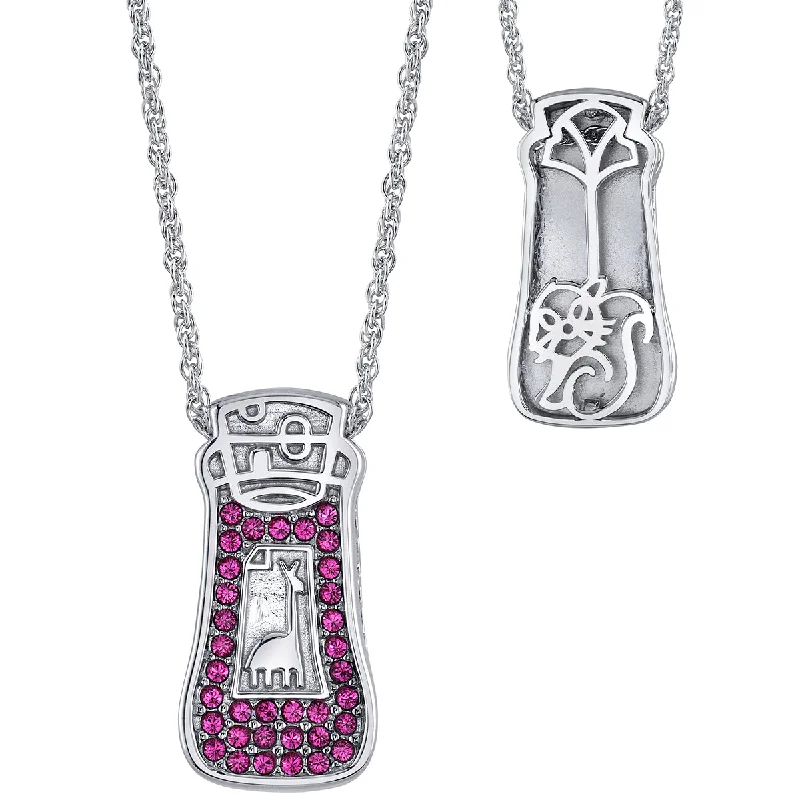 Ladies silver necklaces-Disney X RockLove DISNEY THE EMPERORS NEW GROOVE Yzma Iconic Villains Necklace