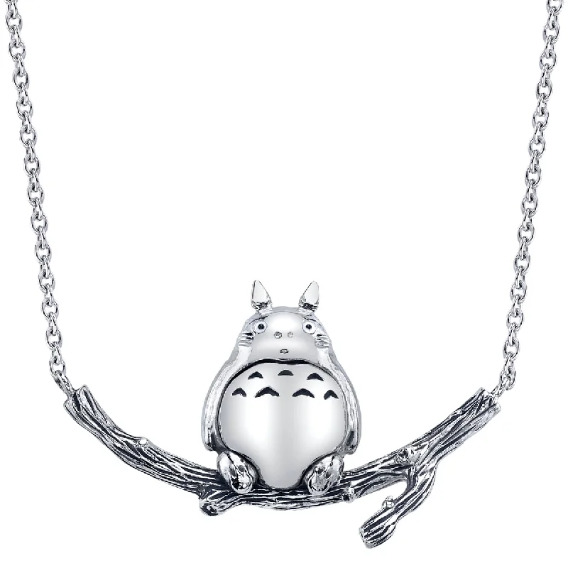 Ladies designer necklaces-Studio Ghibli X Her Universe X RockLove MY NEIGHBOR TOTORO Totoro Branch Necklace