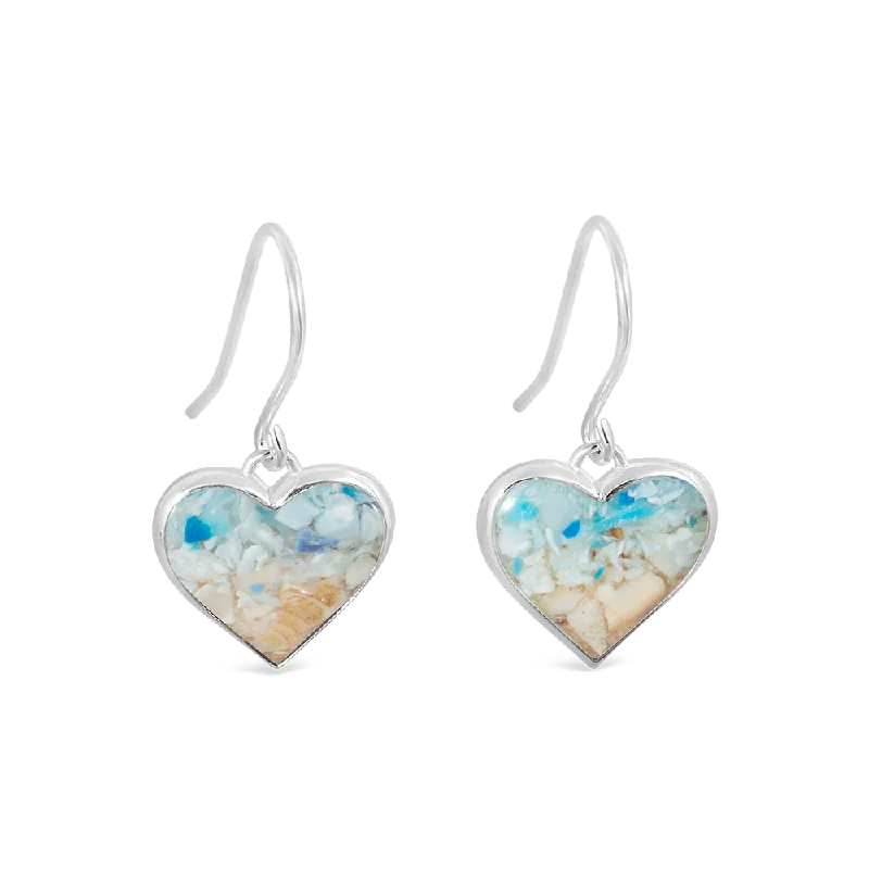 Ladies dangling earrings-Dune x 4ocean Heart Earrings