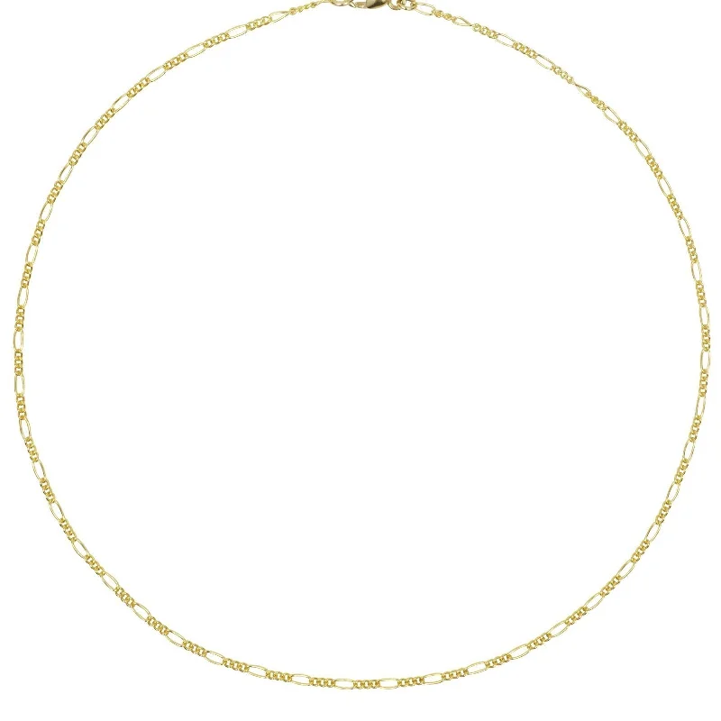 Ladies designer necklaces-Figaro Chain Necklace