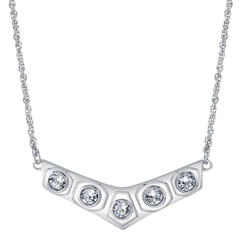 Ladies diamond-encrusted necklaces-Star Wars X RockLove Leia Organa Crystal Necklace