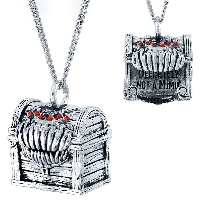 Ladies zodiac necklaces-Dungeons and Dragons X RockLove Mimic Necklace