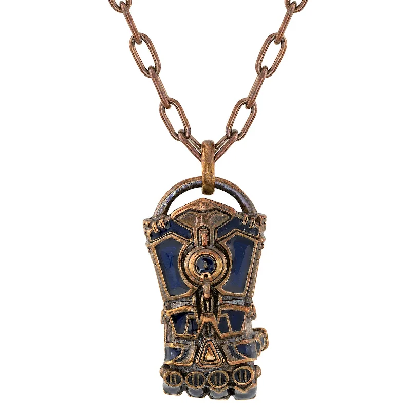 Ladies heart-shaped necklaces-League of Legends X RockLove ARCANE Vi Gauntlet Necklace