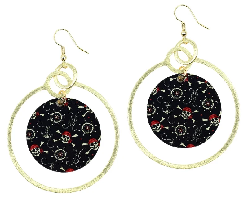 Ladies floral earrings-The Hayden Earring - Pirate