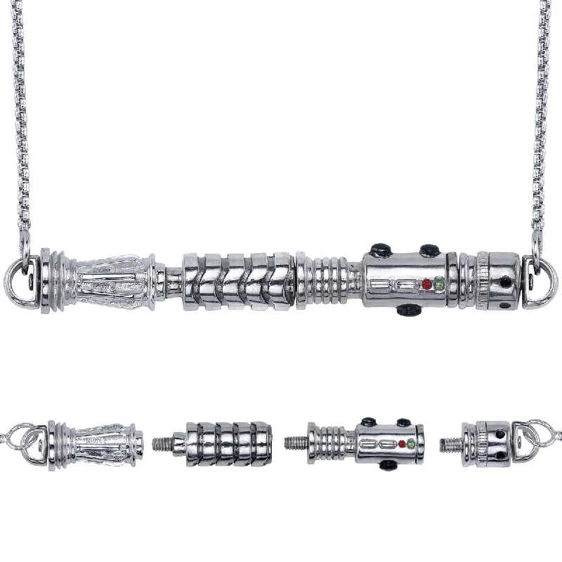 Ladies stylish necklaces-Star Wars X RockLove LIGHTSABER WORKSHOP Elemental Nature Lightsaber Necklace