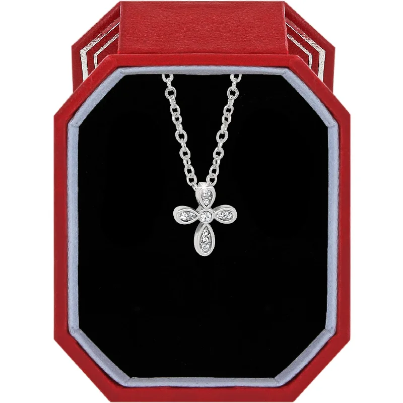 Ladies elegant necklaces-Enchanting Cross Necklace Gift Box