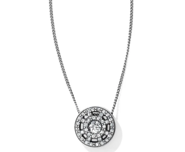 Ladies silver charm necklaces-Illumina Petite Necklace