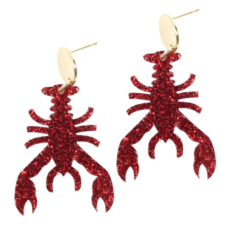 Ladies mixed-metal earrings-The Lobster Earring