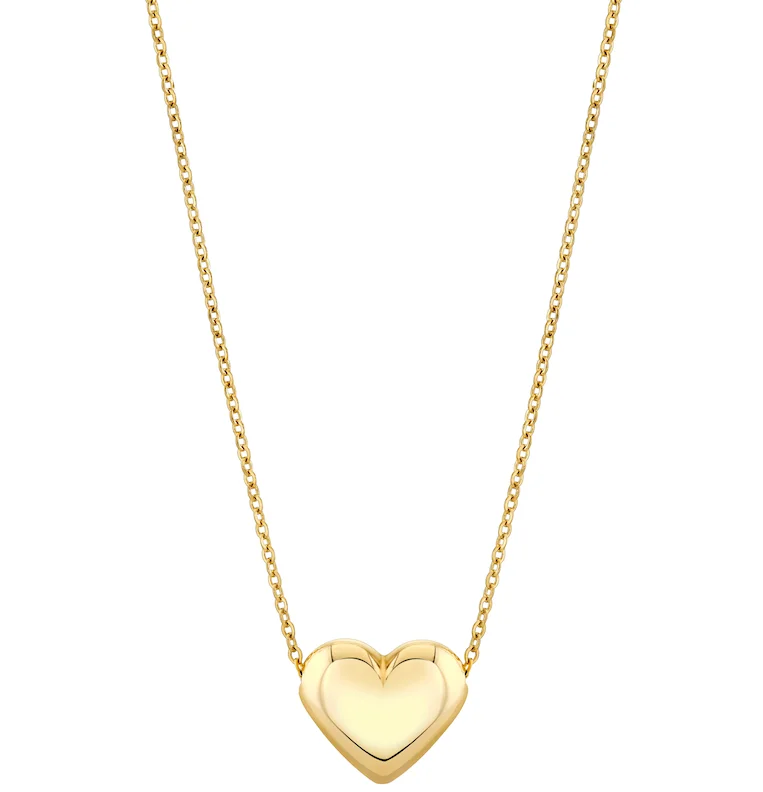 Ladies dainty diamond necklaces-Mary "Mini" Heart Necklace