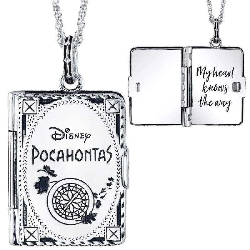 Ladies stylish necklaces-Disney X RockLove POCAHONTAS Storybook Pendant