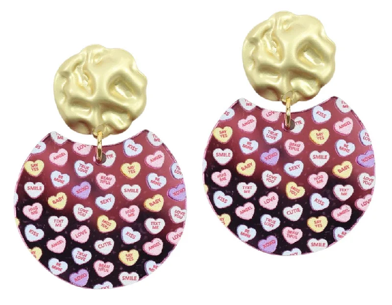 Ladies classic earrings-The Oakley Earring - Convo Hearts