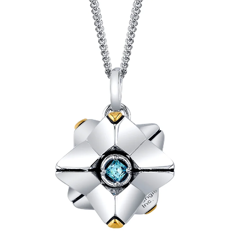 Ladies sapphire necklaces-Destiny X RockLove Ghost Necklace