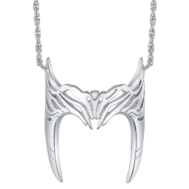 Ladies diamond solitaire necklaces-Marvel X RockLove WANDAVISION Scarlet Witch Headdress Necklace