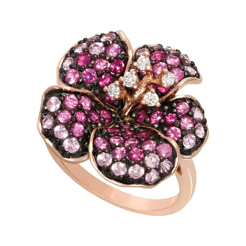 Ladies textured rings-Le Vian Aloha Collection Hibiscus Ring