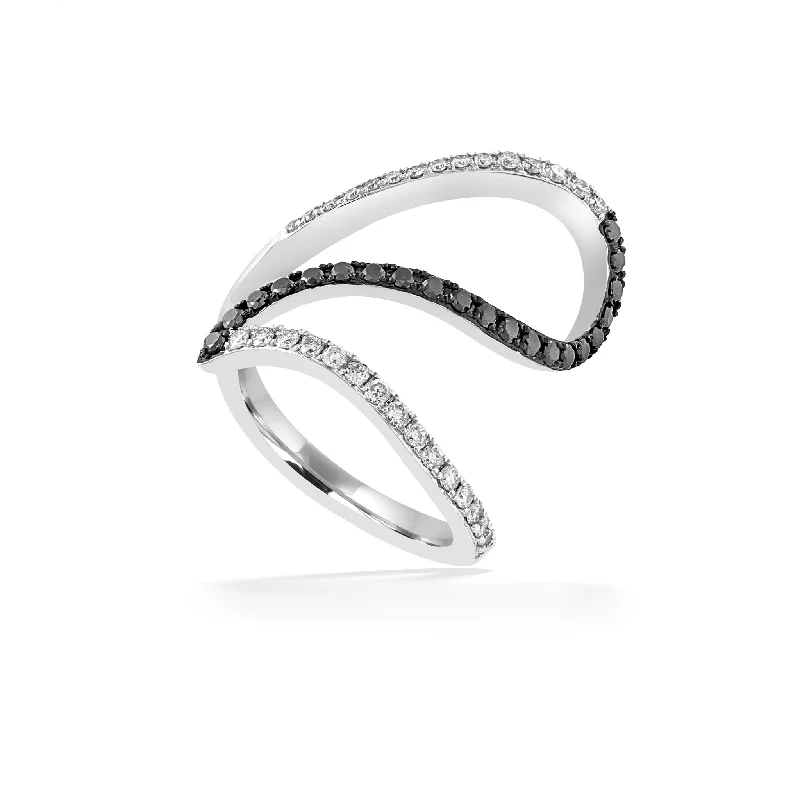 Ladies engagement rings with diamonds-Effy Caviar Ring