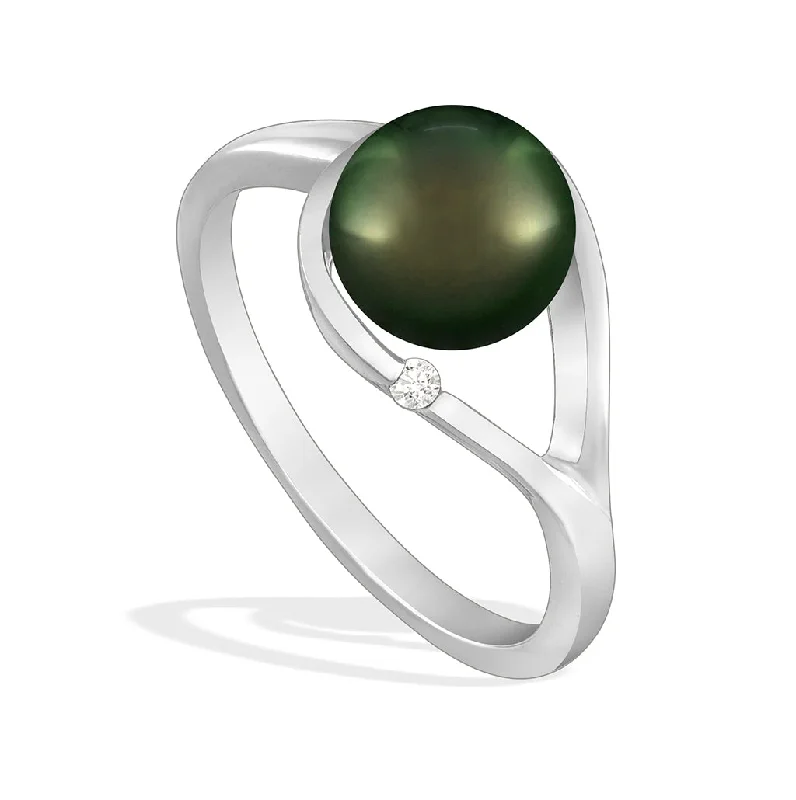 Ladies contemporary rings-Raindrop Ring