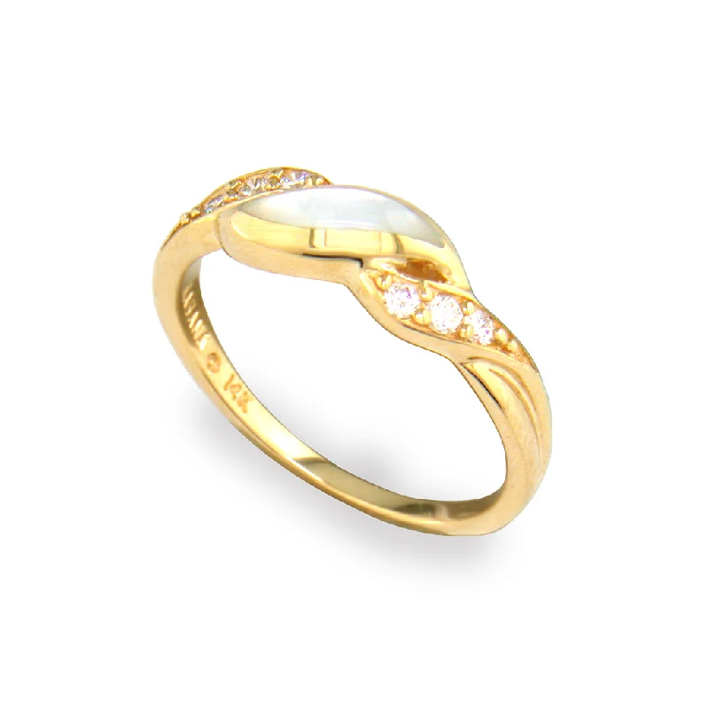 Ladies sleek rings-Kabana Inlay Ring