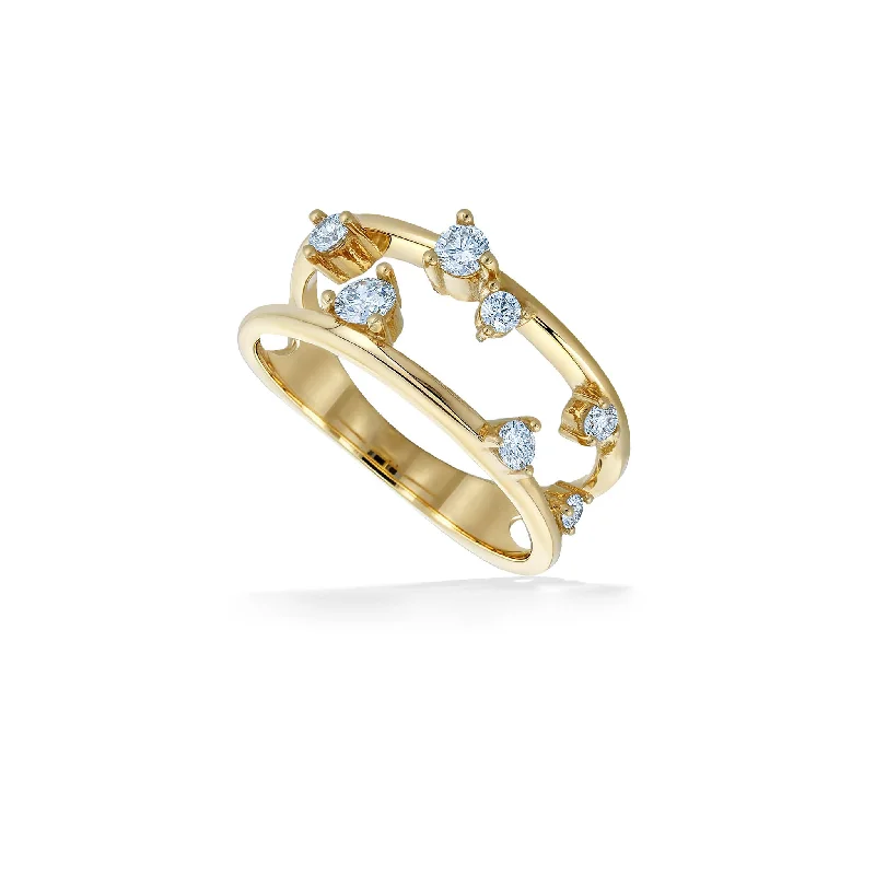 Ladies gold rings-Celestial Ring