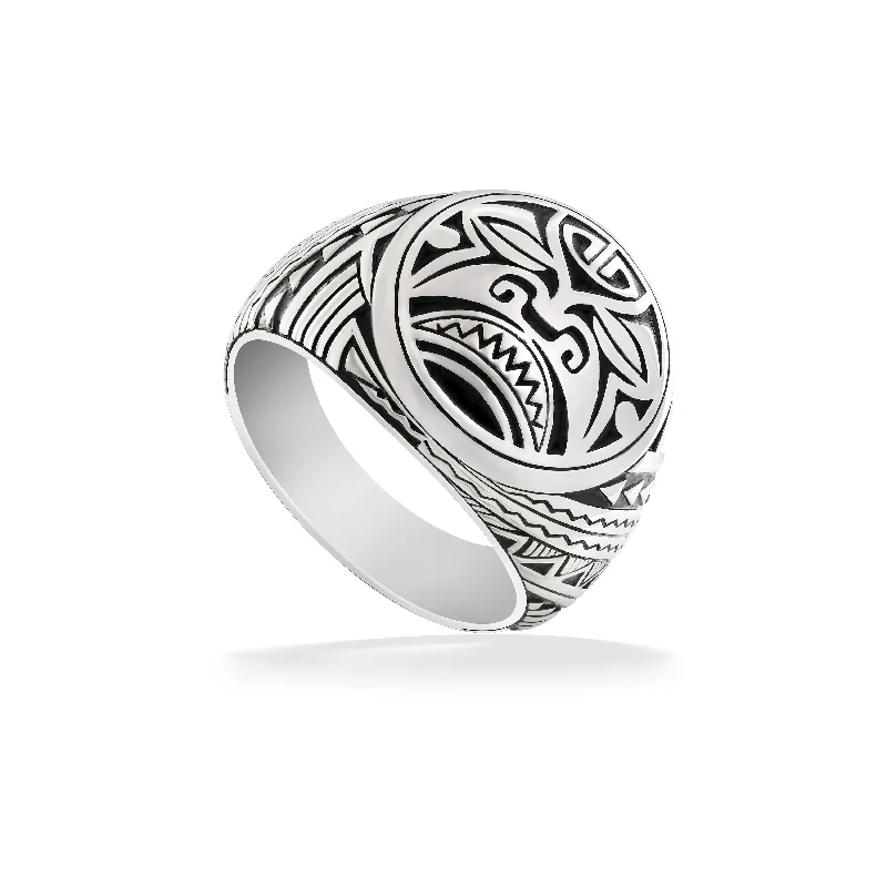 Ladies cubic zirconia rings-Effy Tribal Ring, Size 10