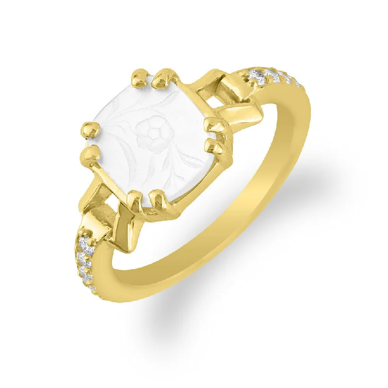 Ladies engagement rings with diamonds-Gaming Counter Gateway Ring