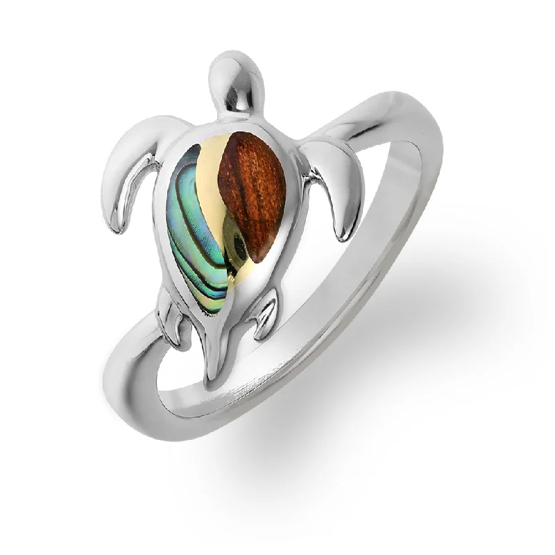 Ladies high-end rings-Honu Ring