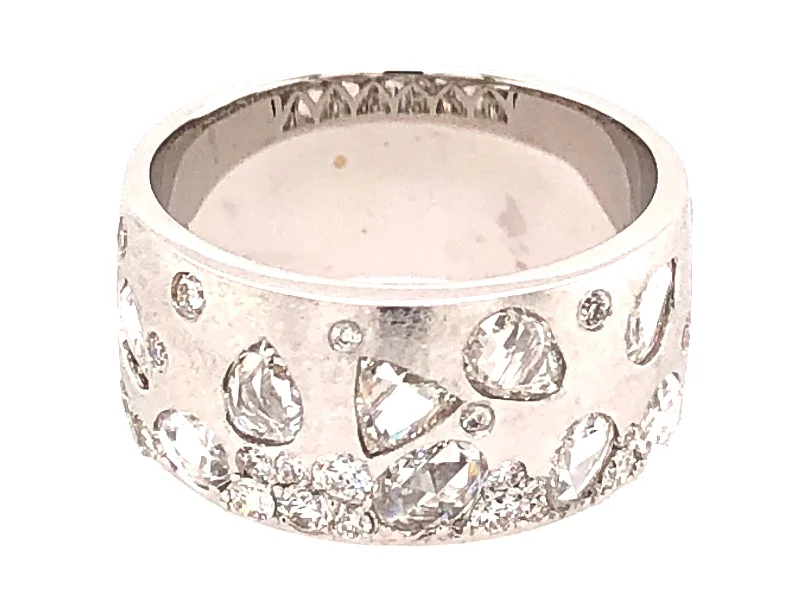 Ladies promise rings-Diamond Cigar Band