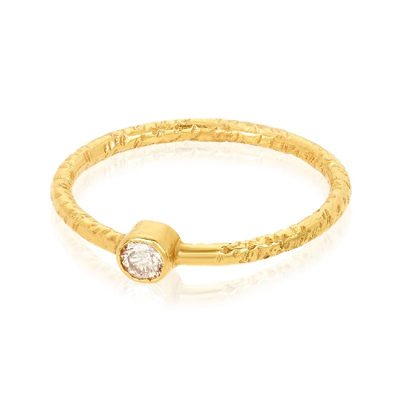 Ladies pave diamond rings-Autumn Moon Ring