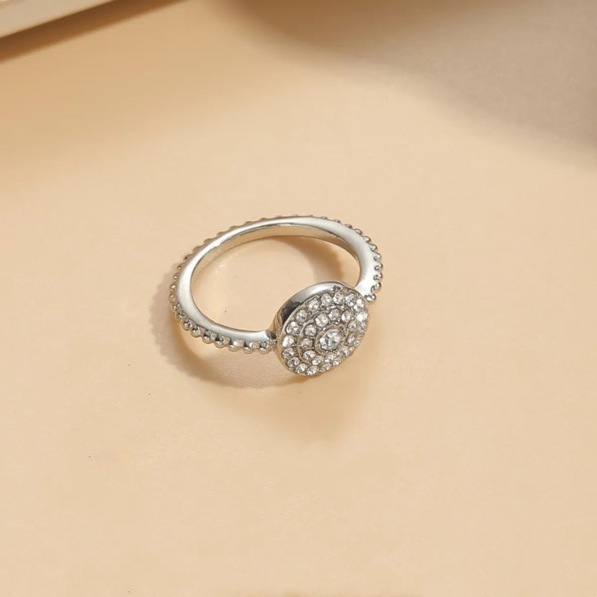 Round Brand Full Diamond Ring