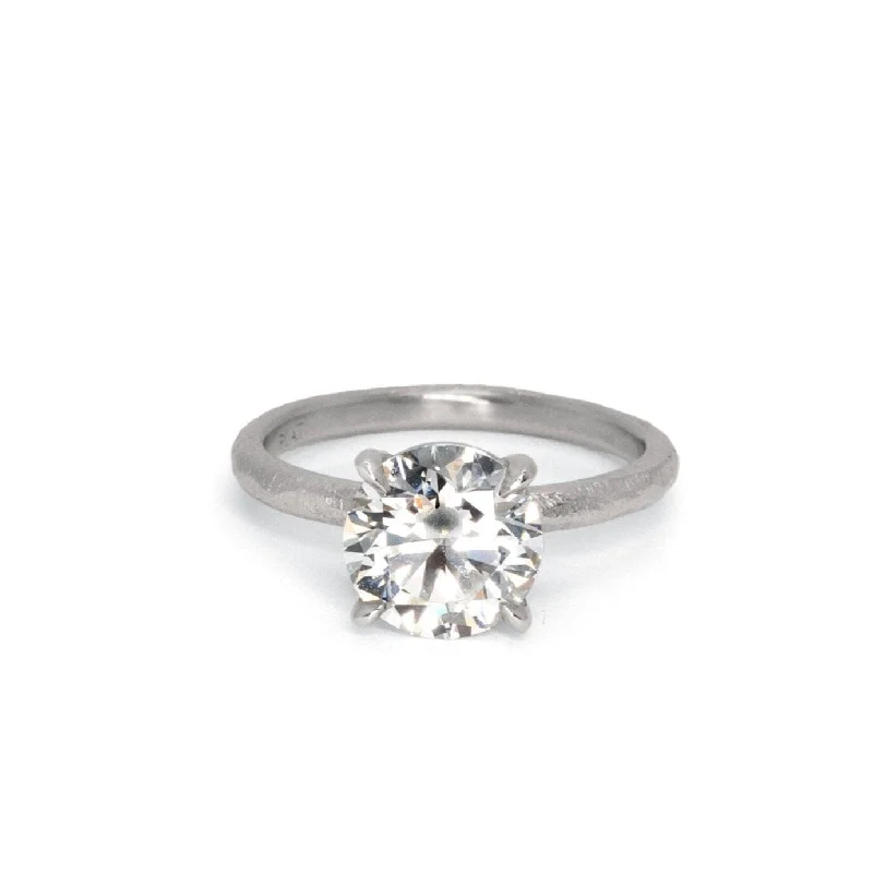 Ladies high-end engagement rings-18K Pacific Engagement Ring with 2.50ct Lab Grown Diamond