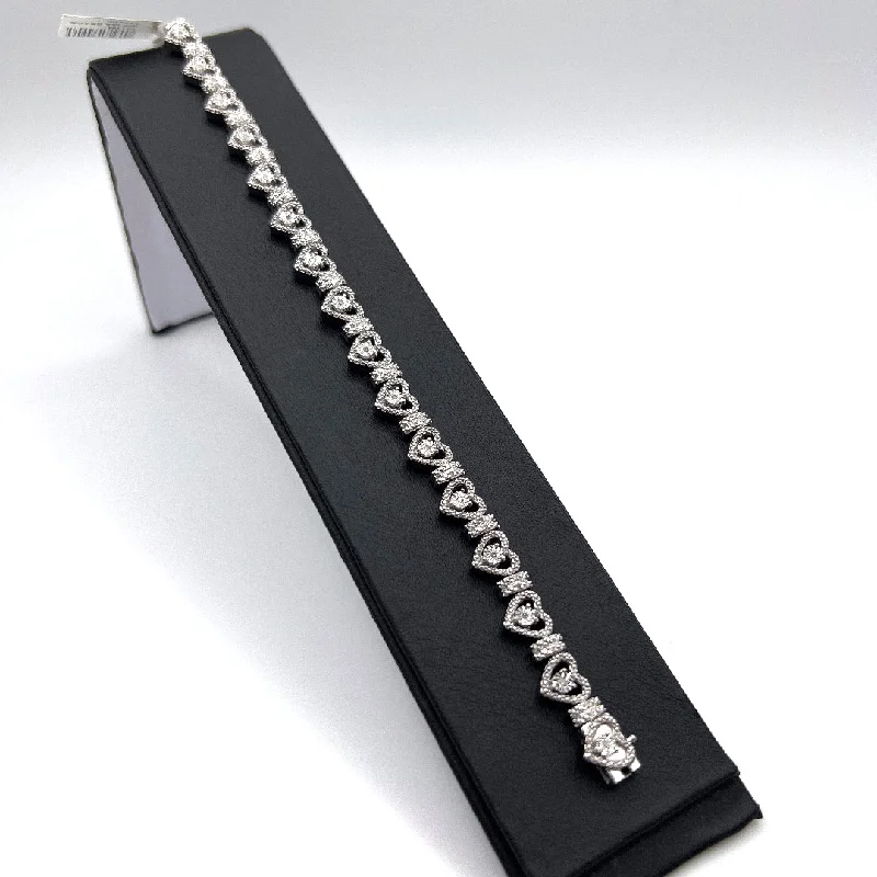 Ladies crystal bangles-925 DIAMOND BRACELET