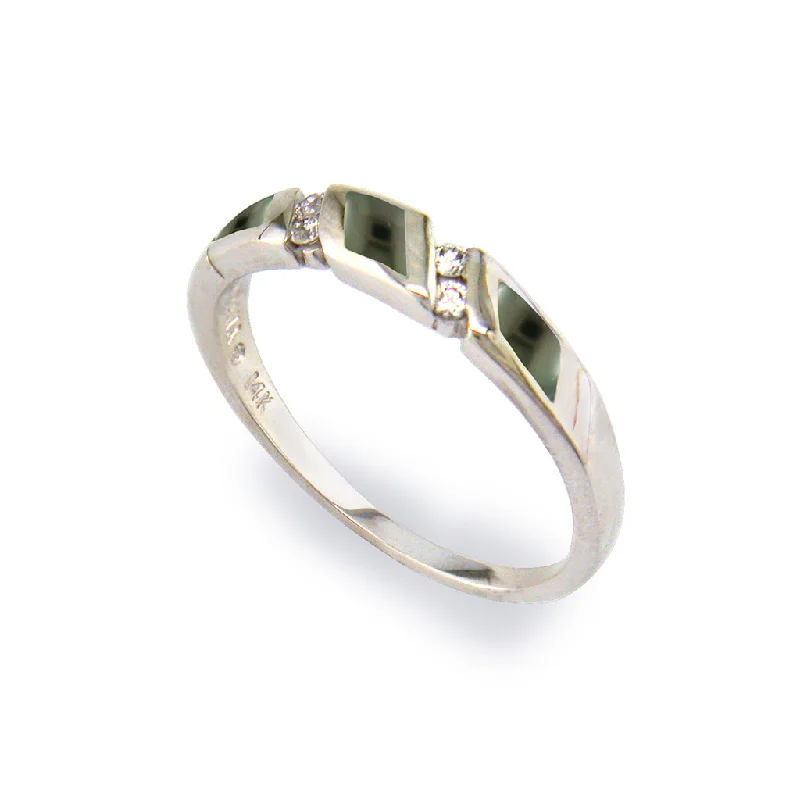 Ladies bold statement rings-Kabana Inlay Ring