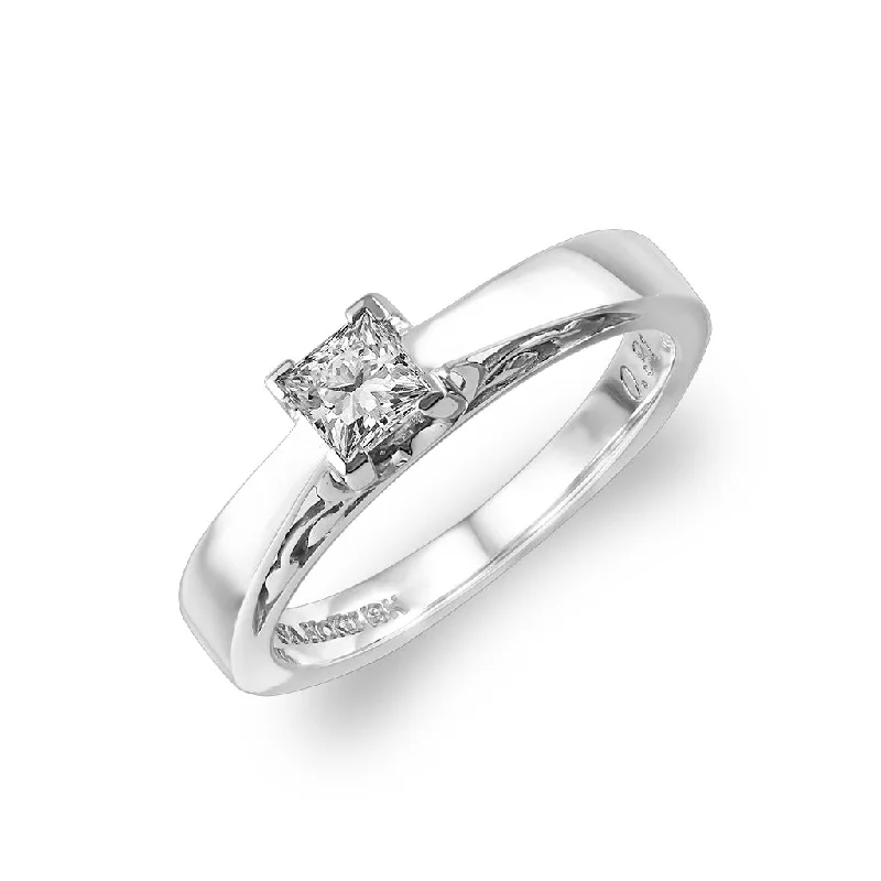 Ladies chic rings-Princess Na Hoku Solitaire Ring