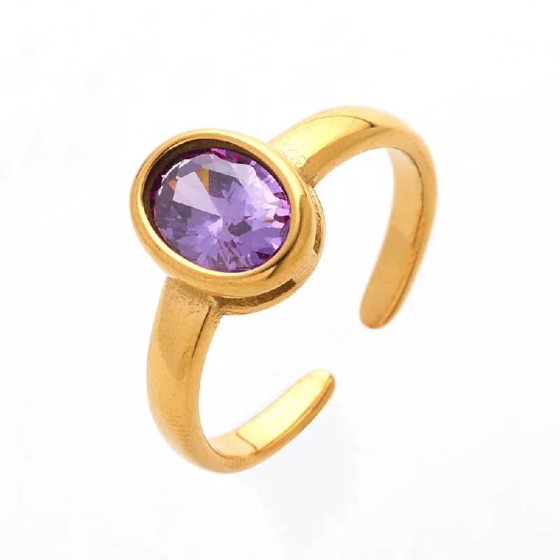 Gold + Purple Diamond