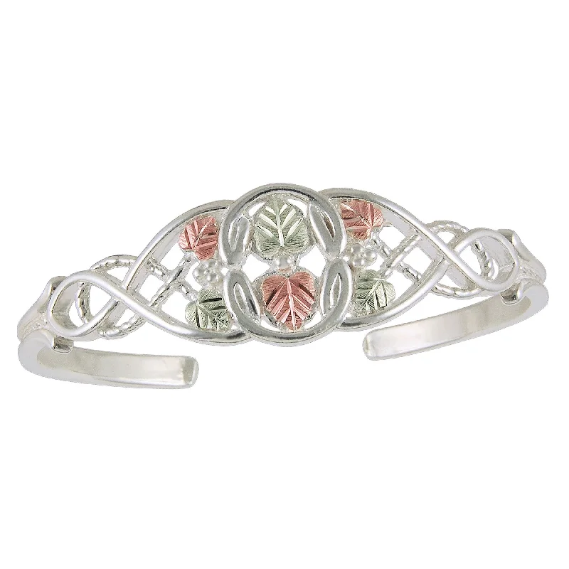 Ladies bangle sets-MRC8374-GS CUFF BRACELET