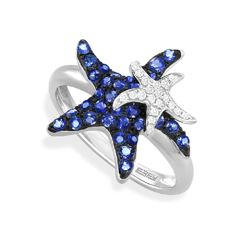 Ladies boho rings-Effy Starfish Ring