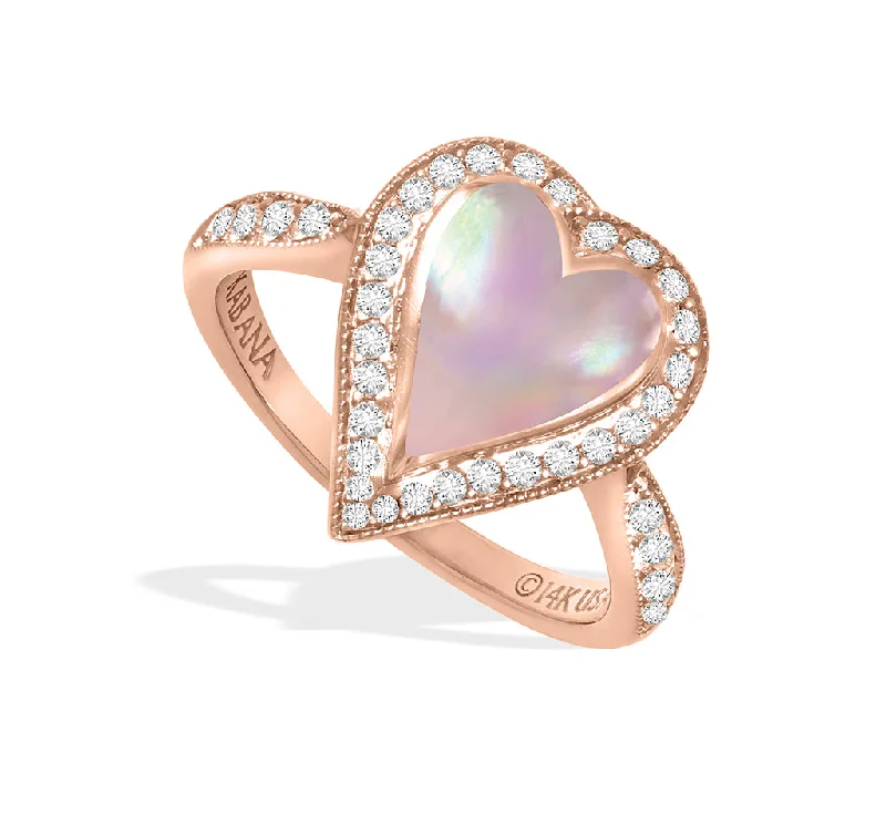 Ladies ring sets-Kabana Heart Ring