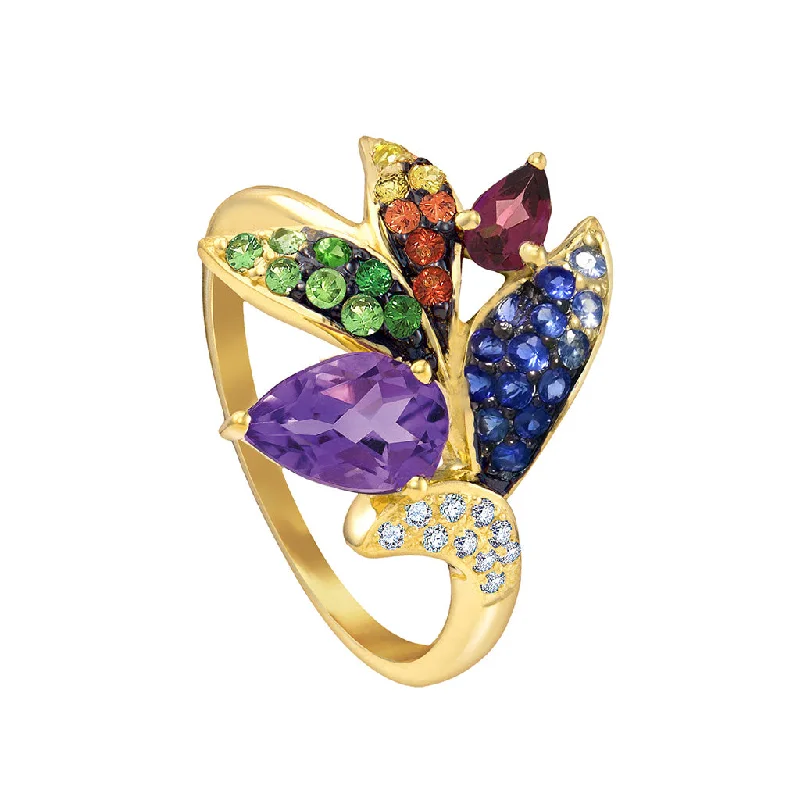 Ladies decorative rings-Le Vian Aloha Collection Bird of Paradise Ring