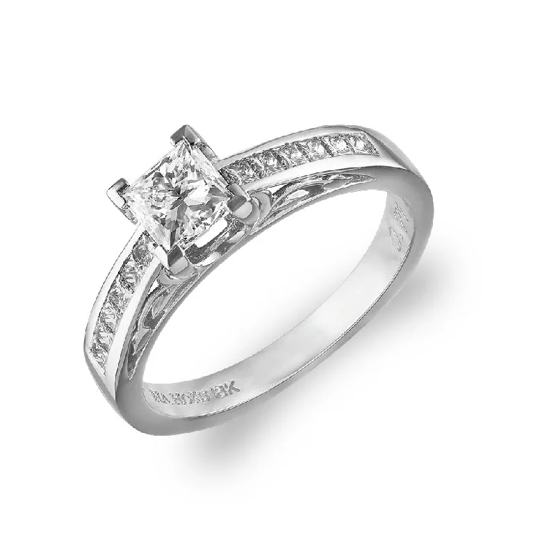 Ladies antique rings-Princess Na Hoku Solitaire Ring